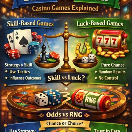 Navigating the Odds: Skill vs Luck Casino Games Explained